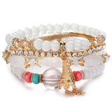 Trendy Multilayer Crystal Stone Beads High Quality Bracelets