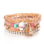 Trendy Multilayer Crystal Stone Beads High Quality Bracelets