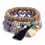 Trendy Multilayer Crystal Stone Beads High Quality Bracelets