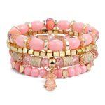 Trendy Multilayer Crystal Stone Beads High Quality Bracelets