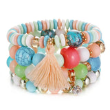 Trendy Multilayer Crystal Stone Beads High Quality Bracelets