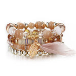 Trendy Multilayer Crystal Stone Beads High Quality Bracelets