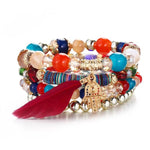 Trendy Multilayer Crystal Stone Beads High Quality Bracelets