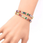 Luxury Gemstones Double Layer Bracelet Can be a Necklace Too