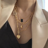 Super Trending Layered Necklaces 4Pcs/Set