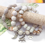 Trendy Multilayer Crystal Stone Beads High Quality Bracelets