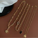 Super Trending Layered Necklaces 4Pcs/Set