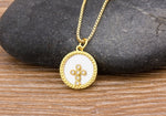 Precious Trending Crystal Cross Pendant with Gold Chain 18k Gold Plated "6 Styles"