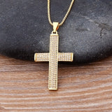 Precious Trending Crystal Cross Pendant with Gold Chain 18k Gold Plated "6 Styles"