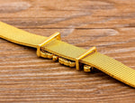 Watch Strap CZ Diamond "MAMA" Bracelet 18K Gold Plated