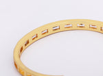 Beautiful Gemstones "Cuff  Bangles" Luxury Collection 18k Gold Plated  "10 Styles"