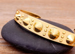 Beautiful Gemstones "Cuff  Bangles" Luxury Collection 18k Gold Plated  "10 Styles"