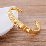 Beautiful Gemstones "Cuff  Bangles" Luxury Collection 18k Gold Plated  "10 Styles"